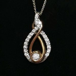10k diamond necklace from Kay Jeweler’s